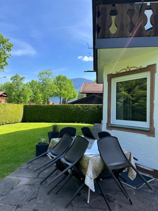 Doppelhaushaelfte Zugspitzblick Mit Privatem Garten Garmisch-Partenkirchen Zewnętrze zdjęcie